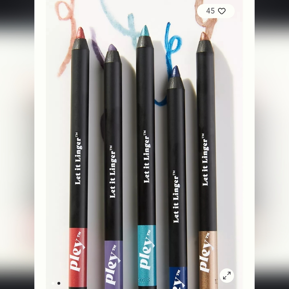 Pley Beauty Let it Linger 12 Hour Eyeliner Bundle of 5